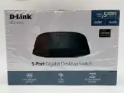 D-Link DGS-1005G 5-Port Gigabit Desktop Switch 1000mbps NEW Sealed Eco-friendly