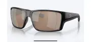 Costa (Real) Reefton Pro 6S9080 Matte Black w Copper Silver Mirror 580 Glass