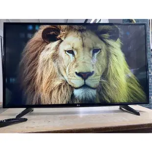 二手中古電視LG49吋2018年4k聯網電視機型號49UJ630T-DA內建you tube及Netflix保固三個月