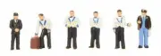 N Midland Pullman Stewards & Train Crew x6 Graham Farish 379-322