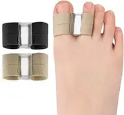 MauSong 2Pcs Toe Separators for Women,Bunion Toe Separators for Overlapping Toes Women Men,Bunion Corrector for Women Big Toe