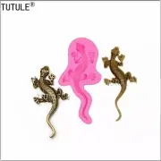 Lizard Silicone Mold Polymer Clays Chocolate Fondant Baking Tools Craft 1pc Set