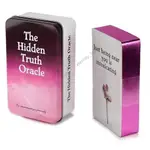 偉特塔羅牌 佔蔔卡牌 鐵盒隱藏的真相THE HIDDEN TRUTH ORACLE文字卡牌桌遊愛情卡片TY_160