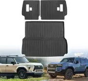 for 2024 2025 Toyota Land Cruiser/Lexus 5 Seater Cargo Mats+Backrest Mat