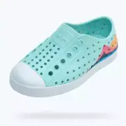 Native Kids/Men/Women Jefferson BLOCK Sandals Shoes - Hydrangea Blue