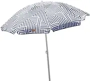 Outdoor Beach Umbrella Garden UV Protection Sun Shade Shelter 1.8m Sun Shade with Carry Bag Tilt Perfect for Outdoor Beach, Camping, Pool ,Sports, Gardens, Balcony,Patioe and other outdoor places-Makena