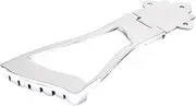 Yardwe Metal Guitar Tailpiece Bridge Durable Replacement for Hollow Body Jazz Guitars Easy Installation High Grade Metal Material Use Excellent Workmanship