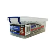 Bremick 10g x 40mm B8 Winged Self Driller Ribbed Head Screws - 500 Pack