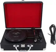Vintage BT Record Player Retro Turntable Record Player USB 33 45 78 RPM Record Player with Speakers for Entertainment and Home Decoration