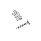 PIERCING Lip Ring Labret Bar Stainless Steel Nose Stud Piercing Internal Thread