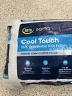 Serta Setarest Cool Touch Memory Foam Cluster Pillow Standard Queen NWT