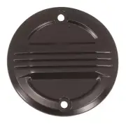 Black 3 Line Points Timer Cover For 71-03 Harley Sportster XL 66748