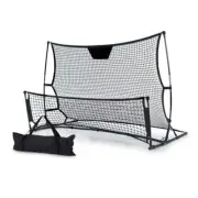 NNEDSZ Portable Soccer Rebounder Net Volley Training Football Goal Pass Trainer