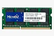 Memoz 8GB DDR3 1333Mhz Notebook PC3 10600 Laptop Memory 1.35/1.5V Sodimm Memoz 5 Years Warranty RAM