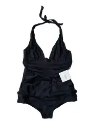 La Perla Halter One Piece Swimsuit Black ( 34B )