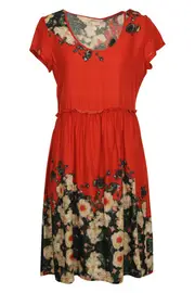 Emily Gardenia Poppy Dress--AER-GA569D23