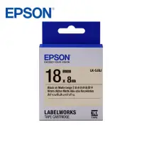 在飛比找博客來優惠-EPSON LK-5JBJ C53S655435標籤帶(消光