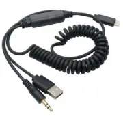 For BMW / MINI Y Lightning USB to AUX Adapter Cable for iPod iPhone 5 6 7 8 X