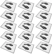50pcs White Car Paper Floor Mats Disposable Auto Paper Floor Mats Vehicle Carpet Protector Temporary Car Floor Protector Detailing Detail Wash Temporary