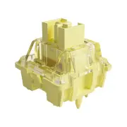 45pcs/Pack Akko V3 Pro 5 Pin Cream Yellow Switches 50gf Dustproof Stem Linear Switch Compatible with MX Mechanical Gamin