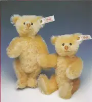 STEIFF "TWIN TREASURES" EAN 665370 REPLICAS OF STRONG MUSEUM MOHAIR BEARS