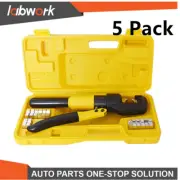Labwork 6Mt Hydraulic Crimrping Tool Wire Battery Cable Terminal Crimper 5 Pcs