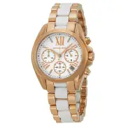 Michael Kors Bradshaw Chronograph White Dial Ladies Watch - MK5907