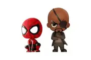 2pc Spider-Man Far From Home Spiderman/Nick Fury Cosbaby Figures
