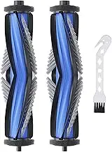 2 Pack T50 Pro Omni Roller Brush for Ecovacs Deebot N30 PRO OMNI/N30 OMNI/T50 Pro Omni / T50 Omni /T50 Max /T50 Max Pro /T50 Pro/X8 Omni/X8 Pro Omni/T80 Omni/T80 Robotic Vacuum with 1 Cleaning Brush