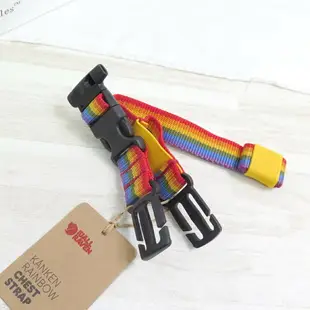 Fjallraven KANKEN RAINBOW CHEST STRAP 胸扣帶含哨子23513907【iSport】