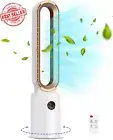 Bladeless Tower Fan with Air Purification, 24-Speed Wind