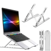 Laptop Stand Kamoon Portable Adjustable Tablet Computer Stand Aluminum Alloy Folding Laptop Stand Compatible MacBook Air Pro, HP More 10-15.6" Laptops & Tablet