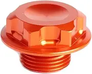 jininghaibo Steering Stem Nut Screw Compatible With SX SXF EXC EXCF XC XCW XCF SMR SMC Dirt Bike Motocross Enduro Off Road Motorcycle(Orange)