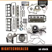 Fits 03-08 Dodge Ram 1500 5.7 Full Gasket Set Timing Chain Kit Water Pump&Gasket