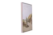 Splosh Palm Cove Beach Path Framed Canvas Wall Art Hanging Home Decor 94x64cm