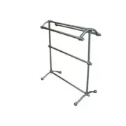 Kingston Brass CC2298 Free Standing Towel Rack - Satin Nickel