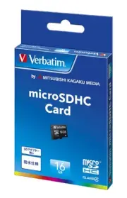 Mitsubishi Kagaku Media Verbatim microSDHC Card 16GB Class4 (Waterproof without