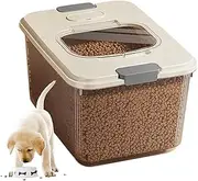 Dog Food Container, Airtight Cat Treat Storage, Stackable Food Container with Measuring Cup for Dogs and Cats for Kitchen, Pantry, Camping