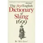 THE FIRST ENGLISH DICTIONARY OF SLANG 1699