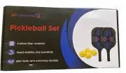 StamineX Pickleball Set 2 Paddles, 4 Balls & Storage Bag NEW