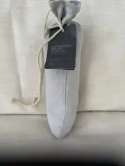 ONE Restoration Hardware Stonewashed Belgian Flax Linen King Sham Mist NWT