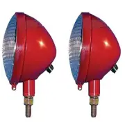 12 Volt Headlight Pair Fits FARMALL Fits Cub A B C H M Super 140 300 450 O4 O6