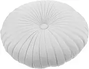 Round Velvet Pillow Home Decorative Floor Pillow Sofa Chair Cushion Removable Cover
