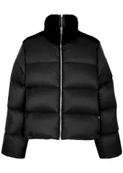 Rick Owens X Moncler Cyclopic Quilted Shell and Shearling Jacket - Black - 2 (UK38 / M) 2 (UK38 / M)