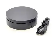 4.75" Mini Rotating Turntable Display Stand with Black Base 1/64 Scale Models