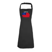 Samoa -Country Flag Nationality Kids Childrens Kitchen Apron