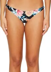 Rip Curl L17845 Wildflower Revo Bikini Bottom Black Women's Size Small