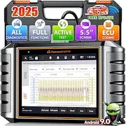 FOXWELL NT710 fit for Volkswagen VW Audi Skoda Seat Diagnostic Scan Tool, Full System Engine ABS SRS Transmission OBD2 Scanner, Bidirectional Control, All Resets, Battery Registeration, Code Reader