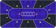 Poker Table Cloth | Large Game Table Mat 120x60cm | Comfortable Anti Slip Poker Mat | Poker Table Top Mat for Poker, Theme, Poker Night