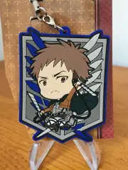 Attack on Titan Exhibition Wall Osaka Oita Jean Kirstein Rubber Strap Keychain